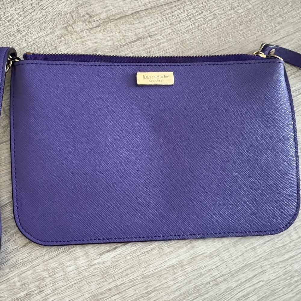 Kate Spade Purple Wristlet